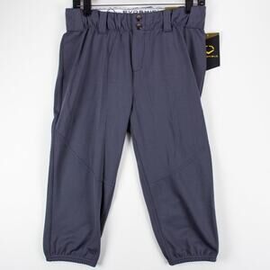 Evoshield Men's Baseball 3/4 Slider Tights L Gray Drawstring Elastic Band New